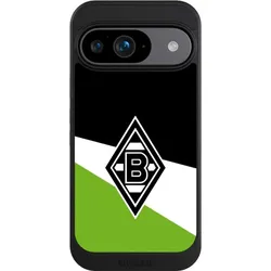 Nivocase Hülle für Google Pixel 9 Handyhülle NIVOcore Case Schwarz Borussia Mönchengladbach Gladbach (Google Pixel 9), Smartphone Hülle, Schwarz