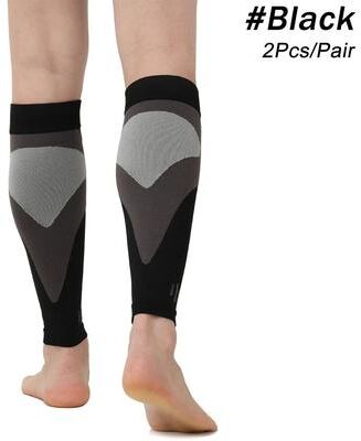 Uplifted Goods Professional Running Leg Compression And Shin Support Sleeves black s