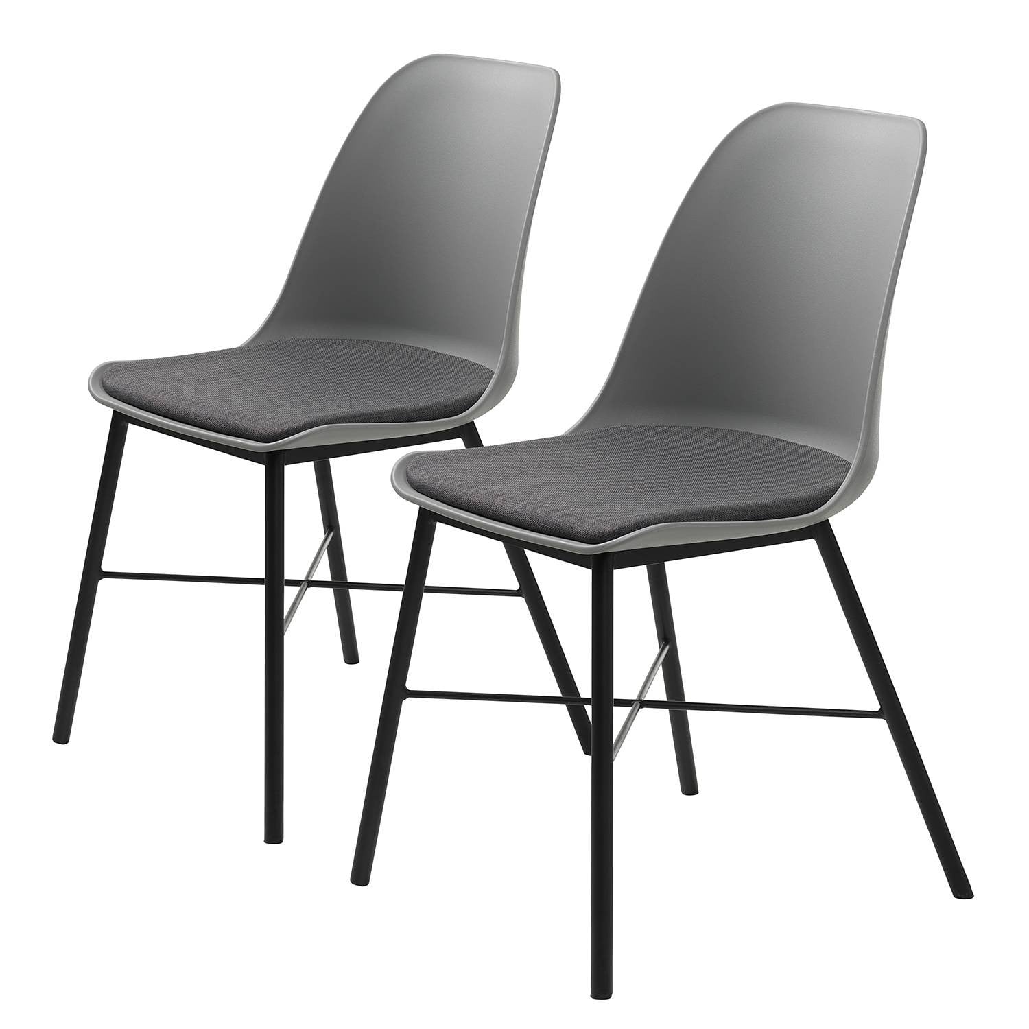 Giga Living Whistler Eetkamerstoel set van 2 Grijs