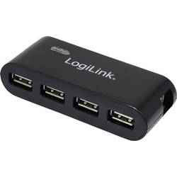 LogiLink UA0085 USB-Hub 4 Port USB-A USB 2.0 480 MBit/s Schwarz UA0085