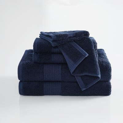 Brooklyn Loom Cotton TENCEL 6 Piece Towel Set - Towel Set