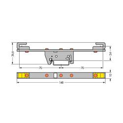 WAGO 790-310 Sammelschienenhalter 10 St.
