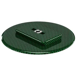Leofoto LCH-0 Mini-Tablett Kohlefaser (Stativ Schnellwechselplatte), Stativ Zubehör, Grün