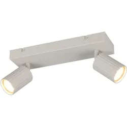 Wandspot SOKA 2-flammig (BHT 30x14,50x9 cm) - grau - BHT 30x14,50x9 cm