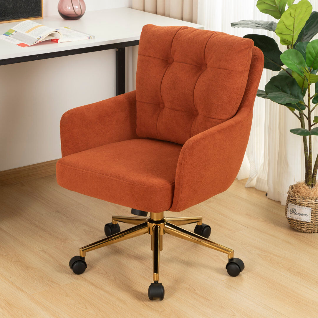 Blue Elephant Zareon Office Chair Orange 93cm H X 59cm W X 67.3cm D