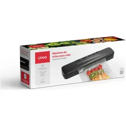 Livoo Vakuumversiegelung, Lebensmittelverpackung, Schwarz
