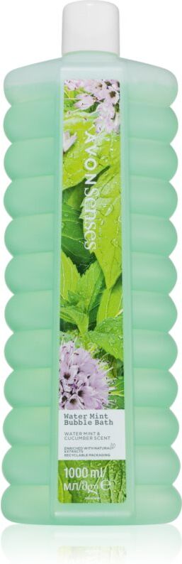 Avon Senses Water Mint & Cucumber Scent bain moussant 1000 ml