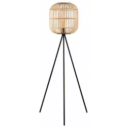EGLO Stehlampe Bordesley Alu, Eisen, Stahl & Metall Braun