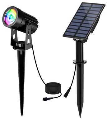 Multicon Wholesale Hub Solar LED Light, Waterproof Outdoor Solar Power Light, Garden Solar Spotlight rgb 1