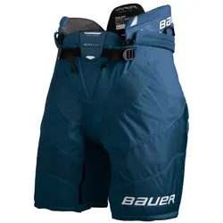 BAUER Vapor FLYLITE Eishockeyhose Senior – M–XL, Schwarz/Navy/Rot | L Navy