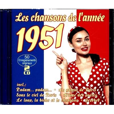Les chansons de l'ann'e 1951 - , CD, 4260320879847