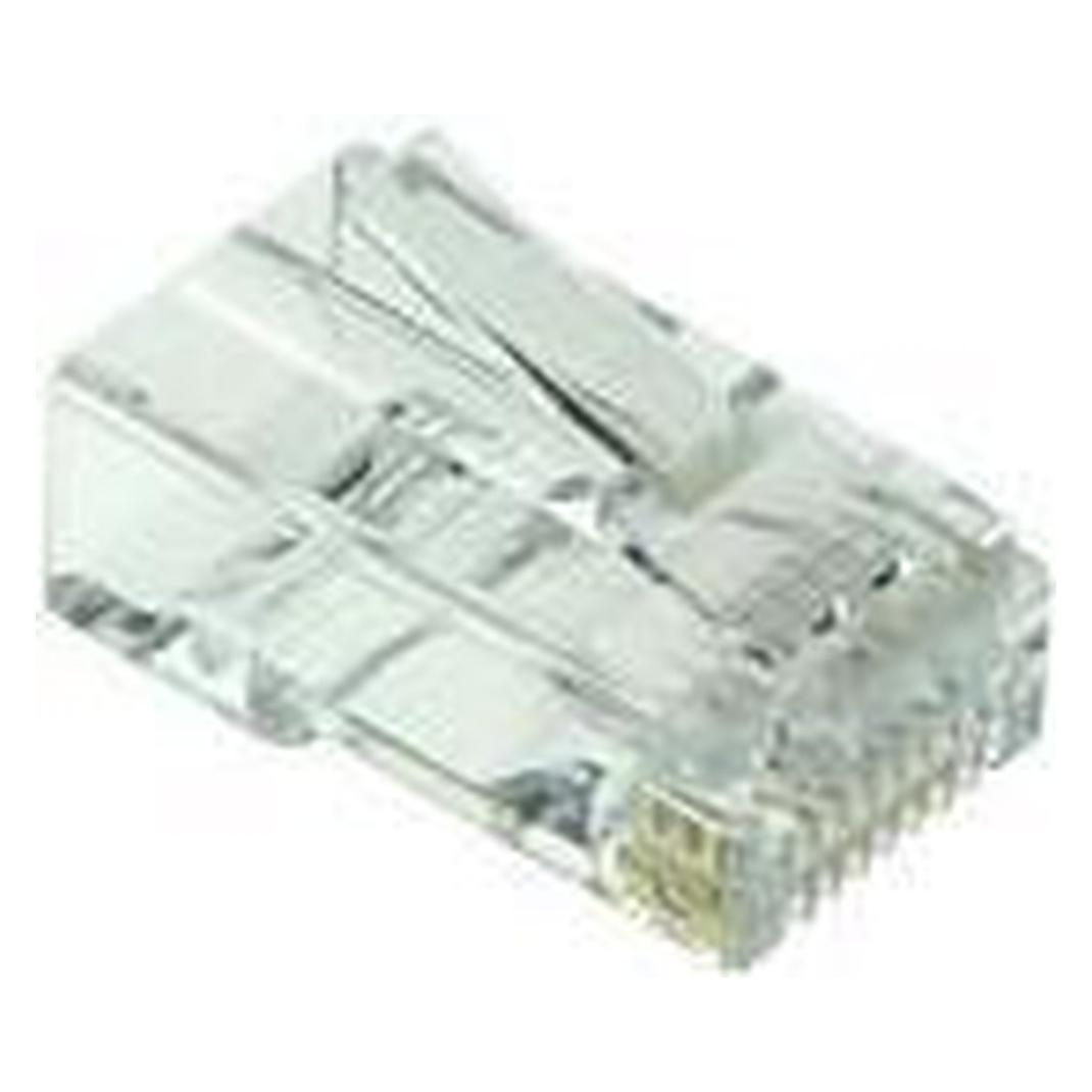 ACT RJ45 (8P/8C) CAT6 easyconnect unshielded modulaire connector for round cable with solid or stranded (TD168B)