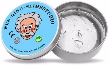 Perfect Picks Market Non Newtonian Stress Relief Putty Fidget Slime For Anxiety Relaxation And Sensory Play transparent