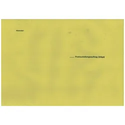 Rnk, Briefumschlag, Verlag Zustellungsumschlag, DIN B4, ohne Fenster, gelb (B4, 50x)