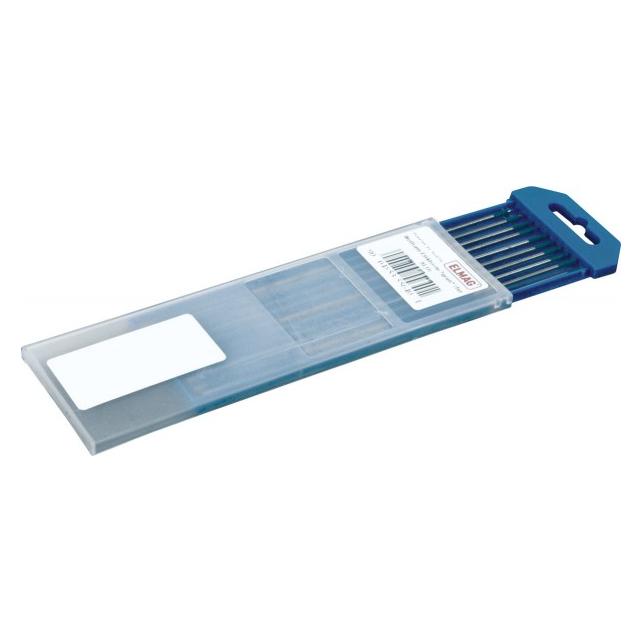 Elmag - Wolfram-Elektrode Type E-WR 2, türkis 2,0 x 175 mm, Mischoxide, Thoriumfrei, 10 Stk. Packung (59693)