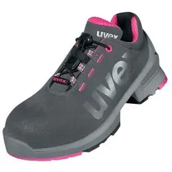 uvex 1 ladies Sicherheitsschuh S2 Damen Halbschuh gelocht grau/pink 41 - 8562741 - grau/pink