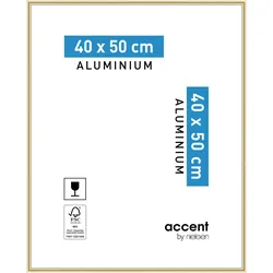 Nielsen Bilderrahmen Accent Aluminium Gold / 40 x 50