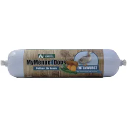 MyMenue4Dogs Hundefutter Entenwurst - 400 g