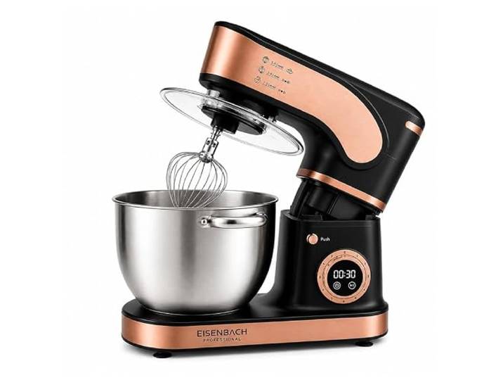 Eisenbach Planetarische Küchenmaschine, 2500 W, Edelstahlschüssel, 10 l