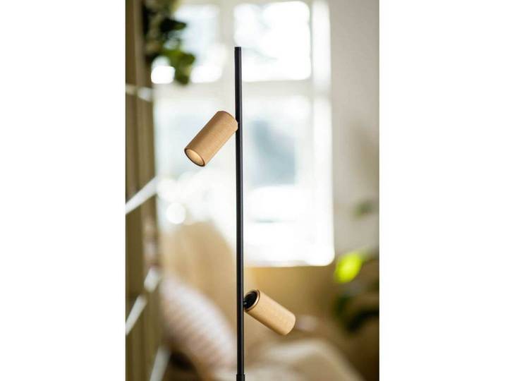 Decor F2 LED-Stehlampe, schwarz/messing, dim. - Antidark - Wohnzimmer