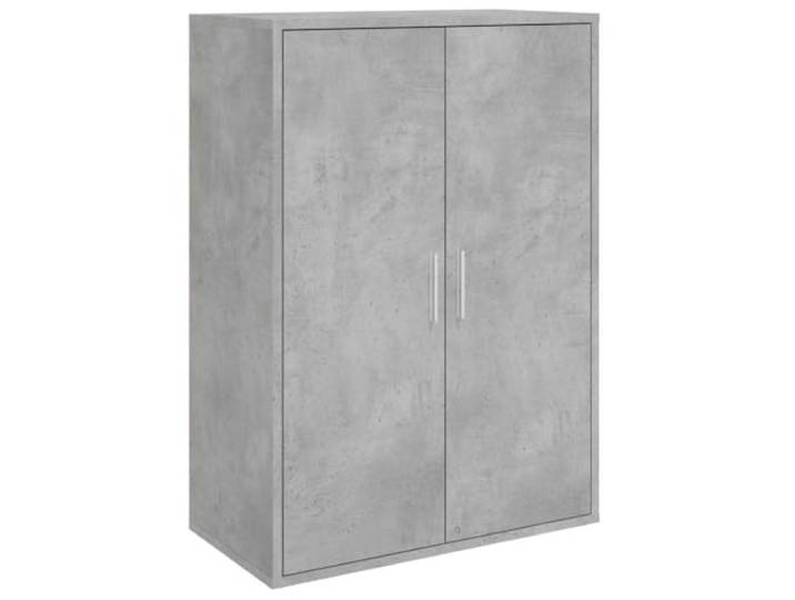 TEKGHUT Sideboard Betongrau 60x31x84 cm Holzwerkstoff Holzwerkstoff, glatte Oberfläche, leicht zu reinigen, viel Stauraum, breite Anwendung