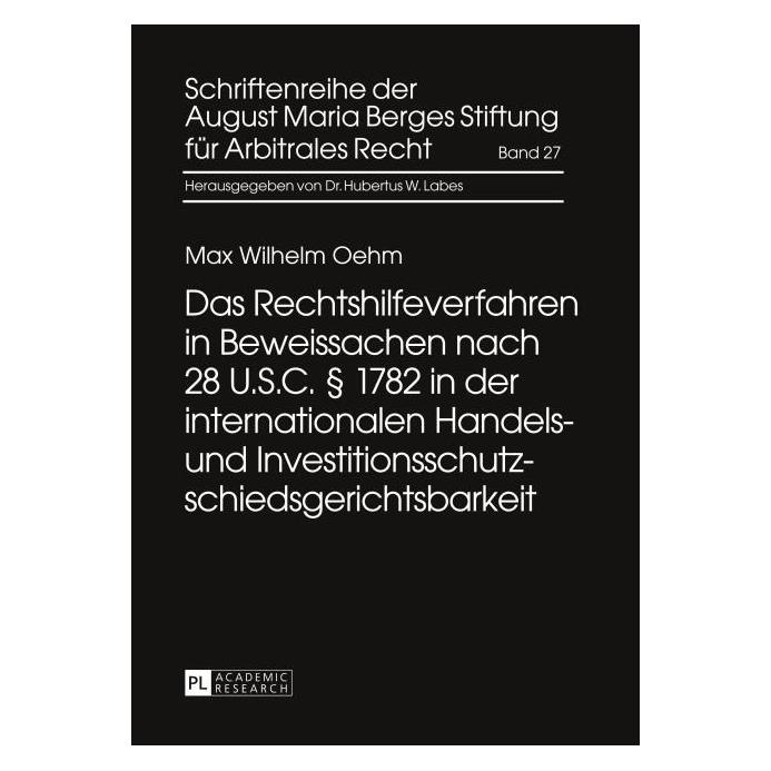 Peter Lang Oehm:Das Rechtshilfeverfahren in Beweis (67838347)
