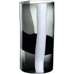 Vase BANDA NERA (LBH 23x23x40,50 cm) - schwarz - LBH 23x23x40,50 cm