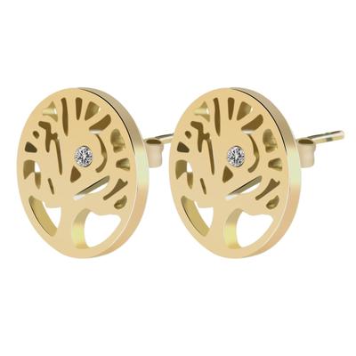 Paar Ohrhänger ADELIA´S "Damen", Damen, Gr. Damen, Edelstahl, gold, Ohrringe, Perfekt als Geschenk für besondere Menschen