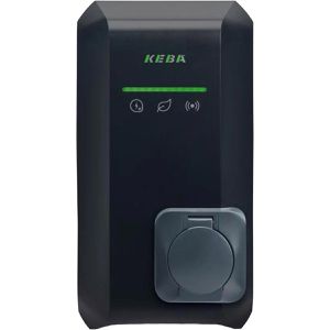 Keba Wallbox KeContact P40 Dienstwagen Socket, 140223, schwarz, MID-Zähler, ohne Kabel, Typ 2, RFID, 400V / 16A / 11kW