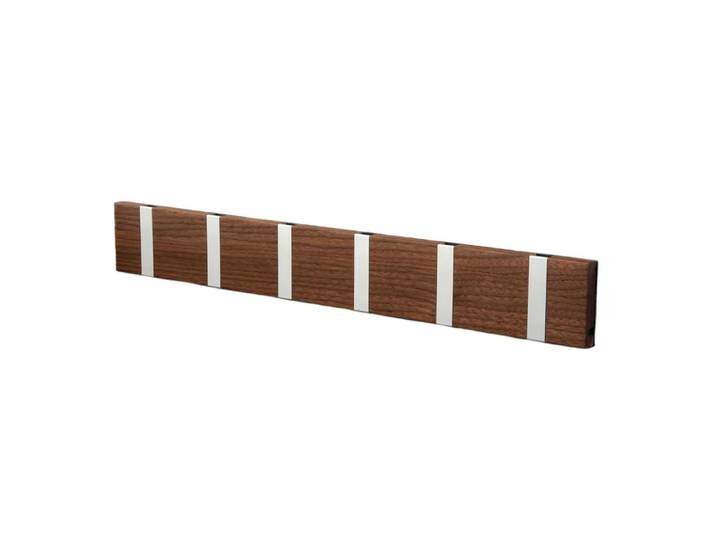 LoCa Loca Knax Garderobenleiste 60 cm Walnuß geölt-grau
