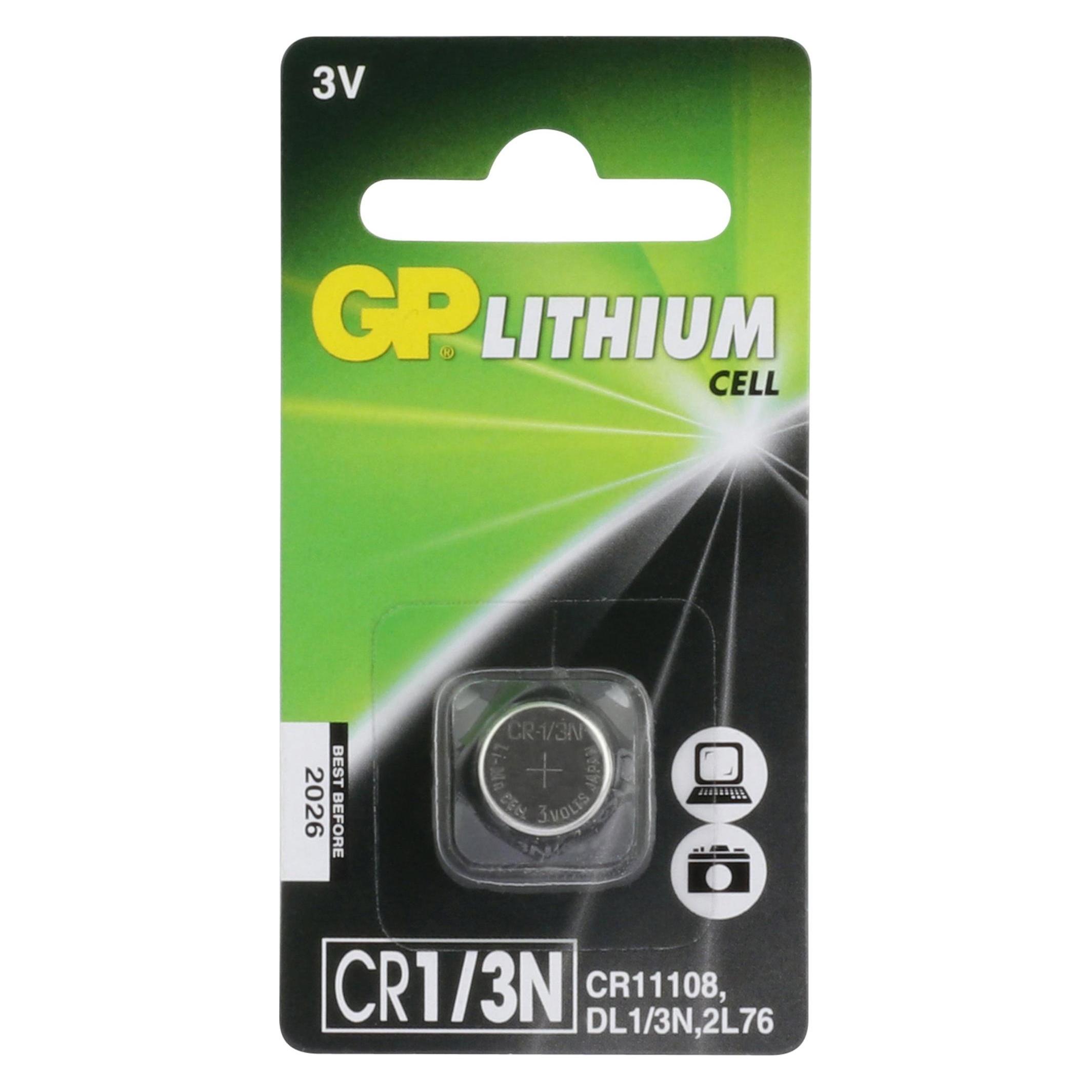 GP Batteries GP CR1/3N (1 Stk., CR1/3N, 170 mAh) (070CR9VC1)