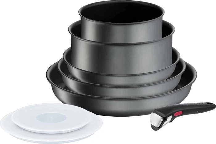 Tefal Ingenio Daily Chef On 8-teiliges Kochgeschirr-Set L7619202, 8 Stück