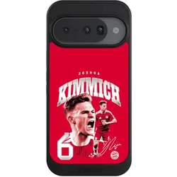 Nivocase Hülle für Google Pixel 10 Handyhülle NIVOcore Case Schwarz FC Bayern München FCB Joshua Kimmich (Google Pixel 10), Smartphone Hülle, Schwarz