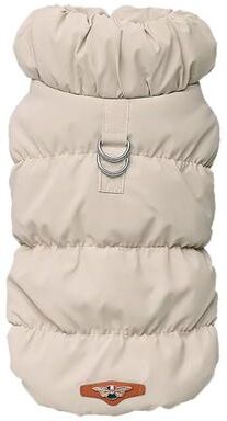 Inspired Finds Soft Warm Dog Winter Coat Jacket For Small & Medium Dogs khaki xl