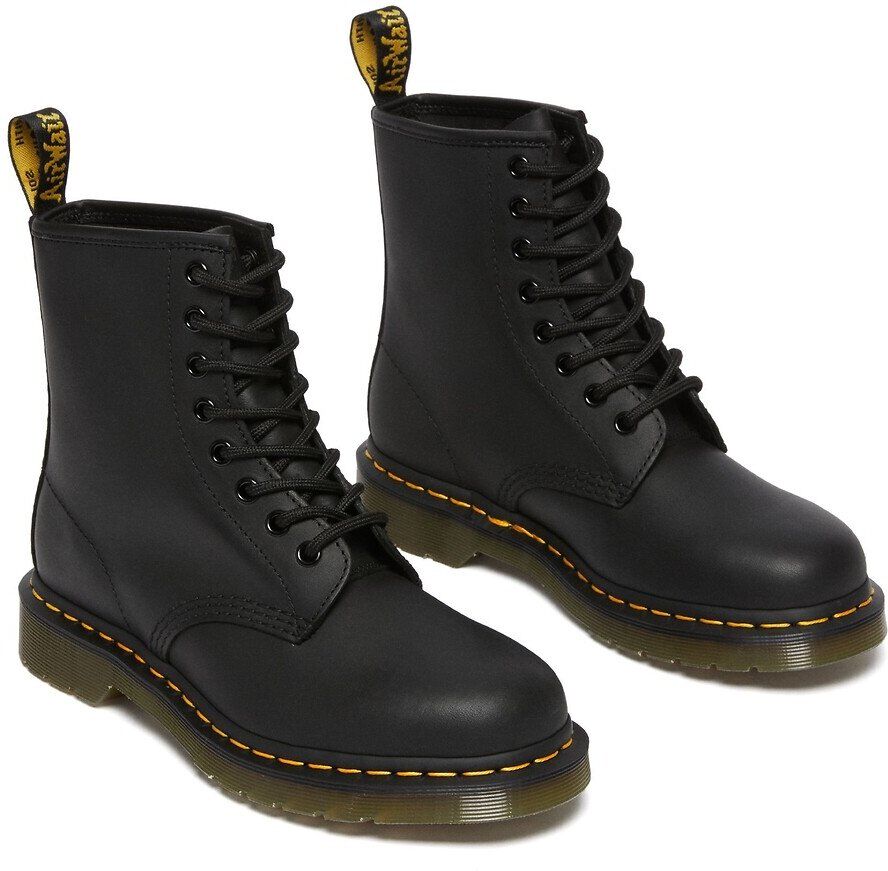 DR. MARTENS Boots 1460 en cuir Greasy