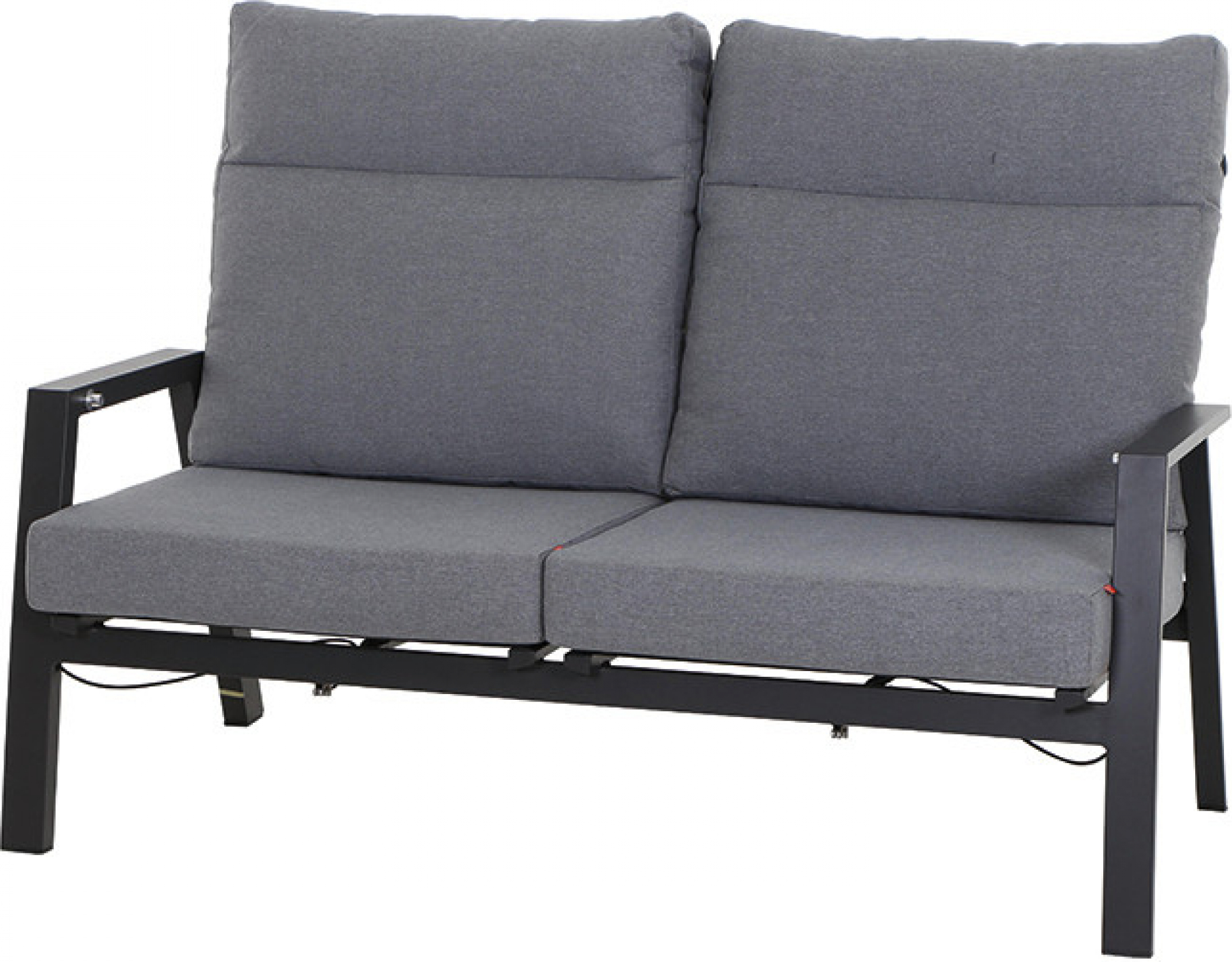 Siena Garden Loungebank Valencia Aluminium Ranotex-Gewebe grau J04049