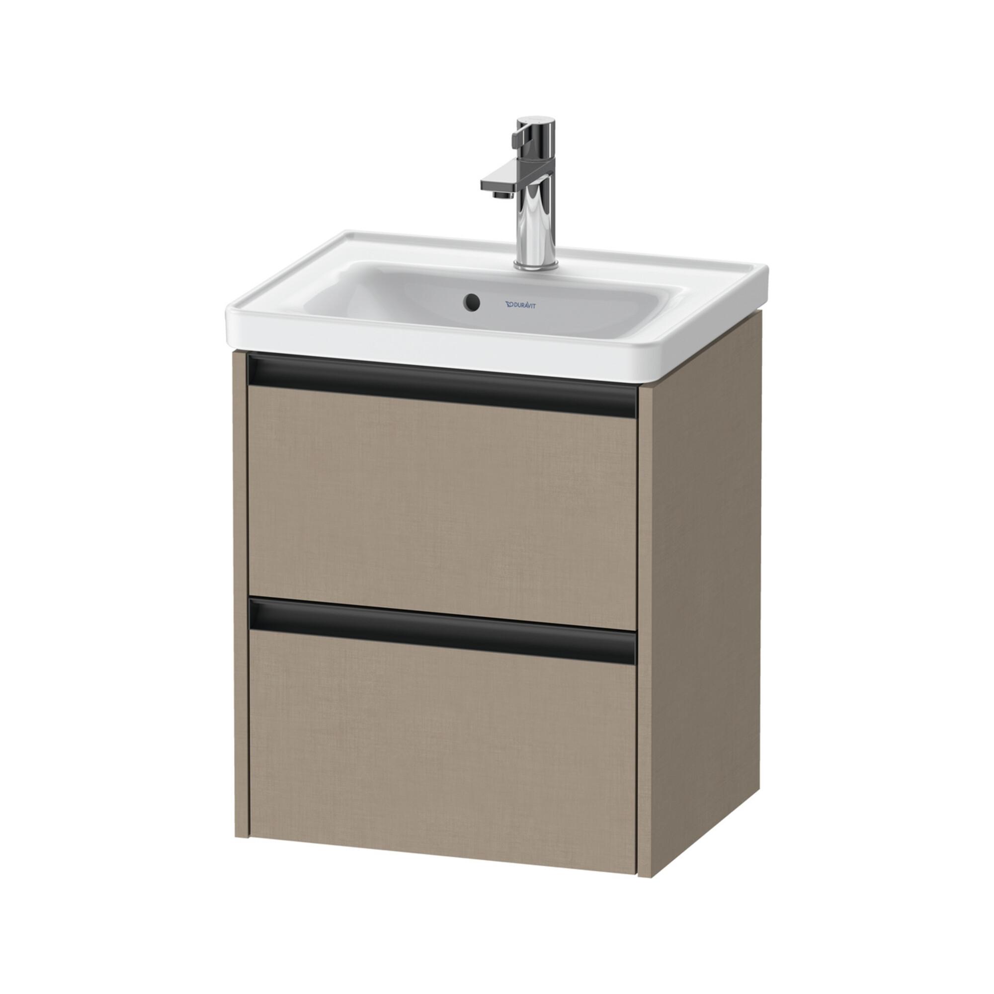 Duravit Waschtischunterschrank Ketho.2 48,4x37,5x54,9cm, 2 Schub., wandhängend, lei (K25280075750000)
