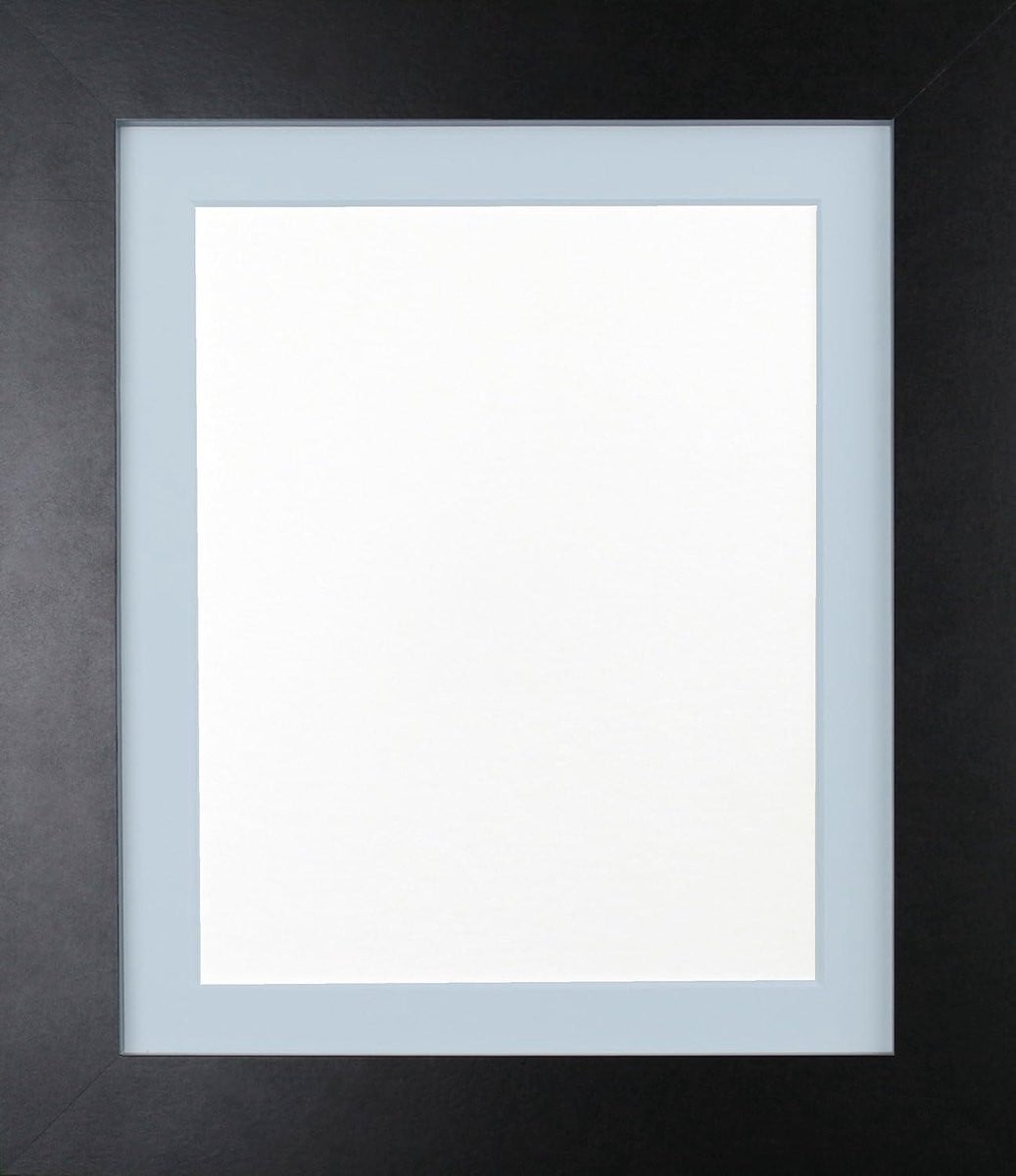 Zwarte fotolijst met passe-partout voor wanddecoratie - 20x16 inch