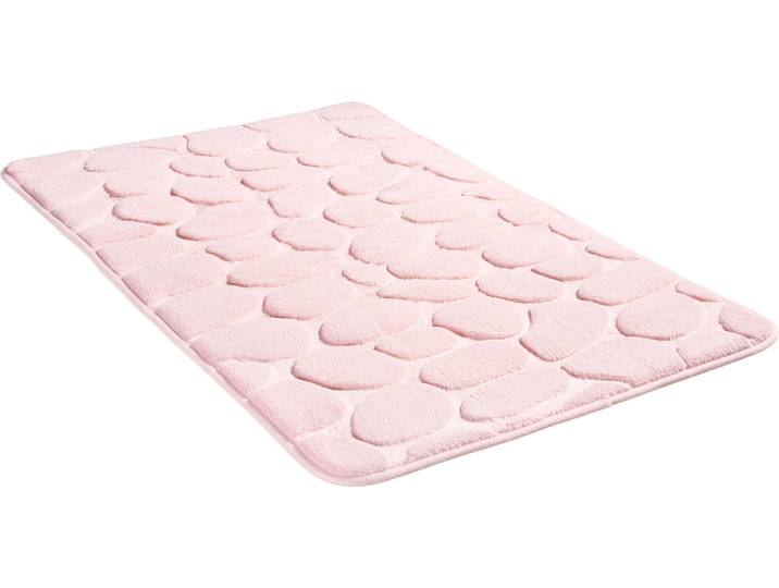 Badteppich Kieselsteine Pink 50 × 80cm