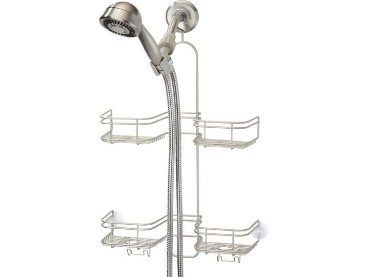 iDesign Doucherek met ophanghaak - Beige - Ophangen zonder boren