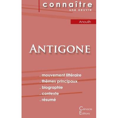 Fiche de lecture Antigone de Jean Anouilh (Analyse littéraire de référence et résumé complet), Taschenbuch von Jean Anouilh, Les éditions du Cénacle,