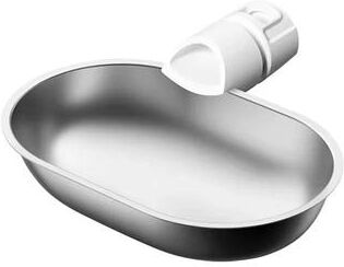 Inspired Finds Rechargeable Smart Tipping Pet Water Dispenser For Cats & Dogs stainless Steel Bowl