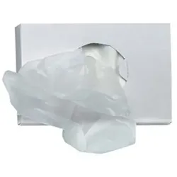 Hygienebeutel 25 Stück Polyethylen Polybeutel Nachfüllpackung weiß