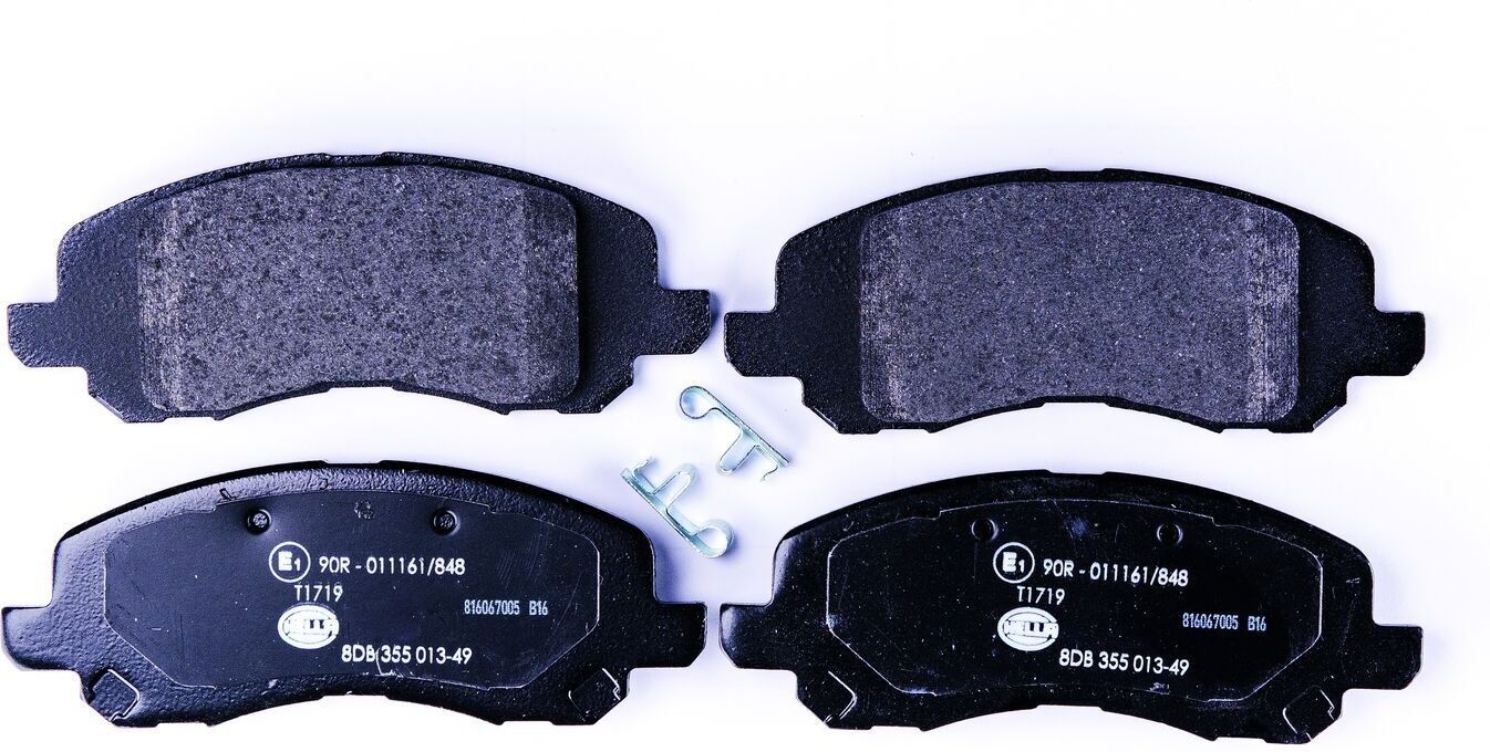 HELLA 8DB 355 013-491 Brake pad set