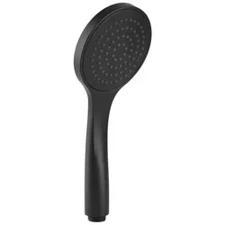 Gessi Rilievo Antikalk-Handbrause aus Kunststoff D100 mm, 1-Strahlart, 47254299, Farbe: Schwarz XL
