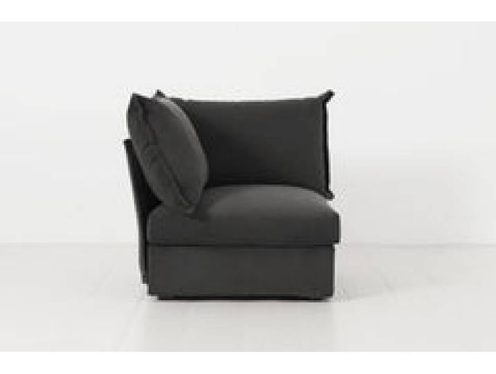 Eckmodul für modulares Sofa Model 06, Dunkelgrau