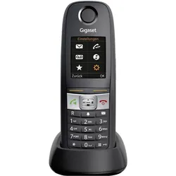 Gigaset E630 HX (CH-Version), Telefon, Schwarz, Silber