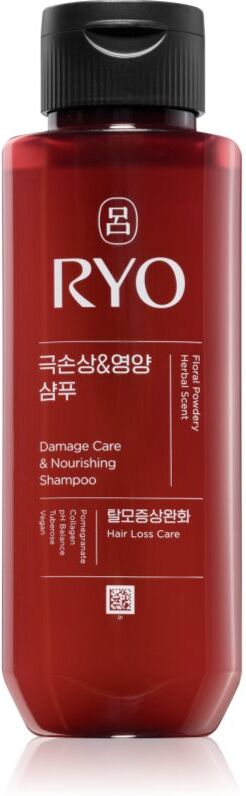 RYO Damage Care & Nourishing Shampoo shampoing régénération intense pour cheveux abîmés 180 ml