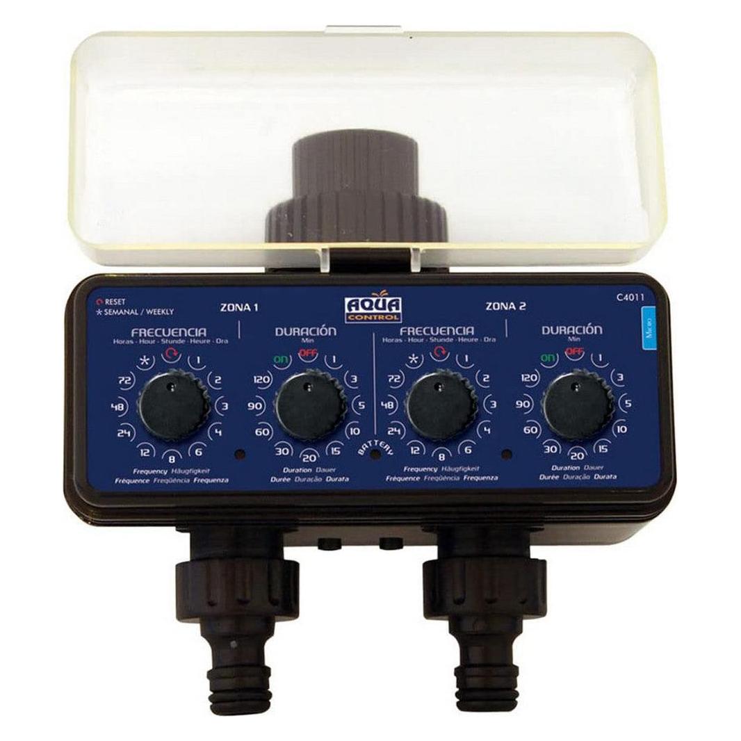 Aqua Control C5005 Zeitschaltuhr für zwei Auslässe, Blister (Bewässerungscomputer) (45327189)