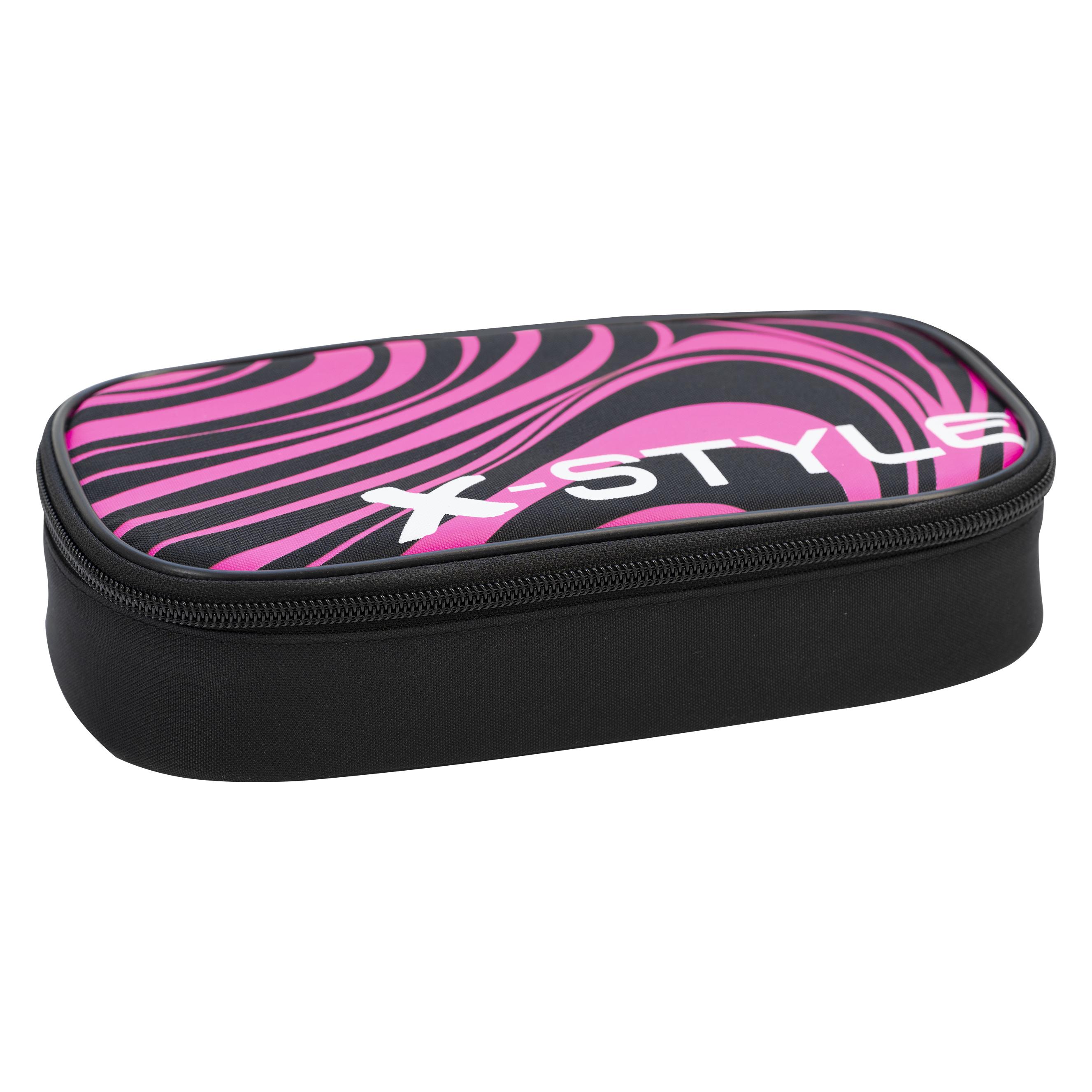 Faber Jumbo Schlamperbox schwarz/neon pink (577480)